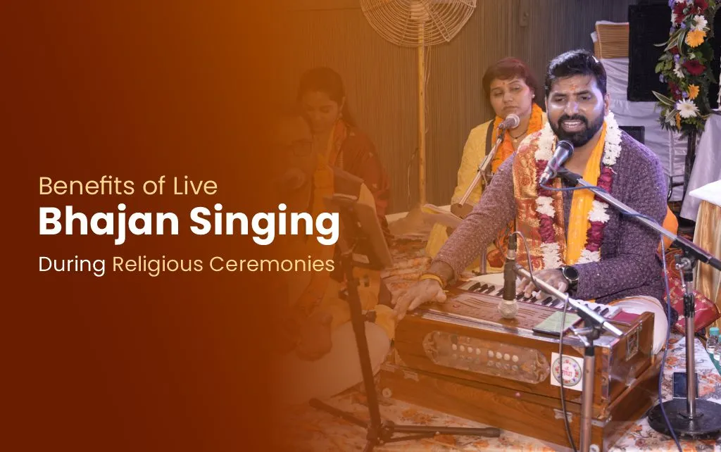 Live Bhajan Singing During Religious Ceremonies